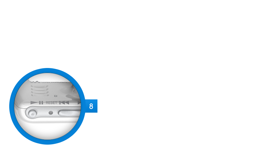 Reset button highlight